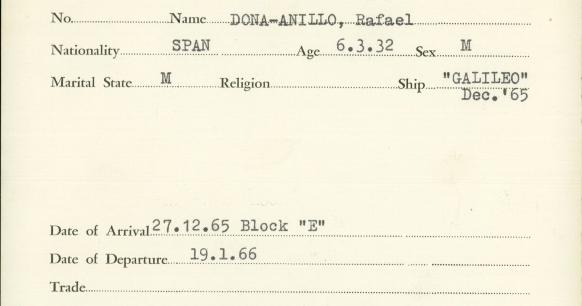 Bonegilla Migrant Experience Bonegilla Migrant Experience